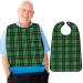 Adult Bibs for Men Waterproof Bibs with Crumb Catcher Washable Dining Bibs for Elderly Reusable Clothing Protector Adult Bibs for Eating