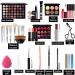 Makeup Set & Portable Travel All-in-One Cosmetic Set with Cosmetic Bag Make-up Gift Set Make Up Palette Eyeshadows Highlighter Lipstick Blush Brushes Compact and Lightweight Design for Girls Women #5 - Buy Online on GoSupps.com