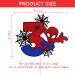 1Pcs Spider Man Party Cake Toppers Happy Birthday Party Supplies Decorations Perfect for Children's 3th Birthday Party - Buy Online on GoSupps.com