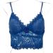Shop Haiorziyou Sport BH for Big Breasts - Sexy Strappy Crop Top for Women & Teens - Boho Tank Bustier Neckholder - Plus Size XXL Blue - Buy Online on GoSupps.com