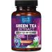 Green Tea Extract Capsules 1300mg - Standardized 45% EGCG & 98% Polyphenols - 3X Strength Green Tea Pills for Natural Energy - Herbal Supplement with Heart & Antioxidant Health Support - 60 Capsules 60 Count (Pack of 1)