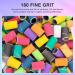 100 Pieces Professional Nail Sanding Bands for Drill Bits 180 Fine Grit Colorful Sanding Bands for Acrylic Nails Polishing Nail Accessories Manicure Tools ( Mixed Color) - Buy Online on GoSupps.com