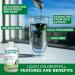 Liquid Chlorophyll Eucalyptus 500ml Cold Extracted from Non-GMO Alfalfa - Detox - Alkaline - Natural Body Deodorant Antioxidant - Made in Canada - Buy Online on GoSupps.com
