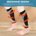 Calf Compression Sleeve for Men & Women | Footless Sock for Shin Splint Relief & Varicose Veins Treatment - Buy Online on GoSupps.com