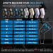 NEENCA XXL Blue Knee Brace with Gel Pads & Stabilizers - Joint Pain Relief for Meniscus Tear, ACL, Arthritis - Medical Grade Compression Sleeve for Running - Buy Online on GoSupps.com