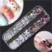 Kalolary Nail Art Kit with Butterfly Sequins, Dried Flowers, Foil, Shavings, Rhinestones, Tweezers, and Picker Pencil - DIY Female Nail Decoration - Buy Online on GoSupps.com