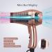 LURA Mini Portable Travel Hair Dryer 1200W with Folding Handle and Dual Voltage - Compact Small Lightweight Blow Dryer for Women and Men - Includes Concentrator & Diffuser Attachment - EU Plug - Buy Online on GoSupps.com