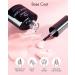 Gel Nail Polish Kit with UV Light Starter Set - 6 Nude Colors + 1 Glitter Gel Polish - Professional 48W LED Lamp, Base Coat, Top Coat - Ideal for Women Beginners - Pink - Buy Online on GoSupps.com