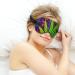 Psychedelic Weed Leaf Sleep Mask - Adjustable Eye Cover for Sleeping, Blocks Light - Men & Women - Buy Online on GoSupps.com