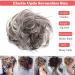 Fashion Tousled Hair Extensions Scrunchie - Brown Blonde Ponytail Wig - Buy Online on GoSupps.com