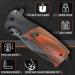 Wood Handle Pocket Knife - Spring Assisted Military Tactical Folding Knives for Camping, Hunting, Fishing - EDC Survival Tool - Boy Scout Gift for Men - Buy Online on GoSupps.com