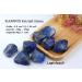 Xiannvxi 2 Lapis Lazuli Large Crystal Set - Natural Healing Stones for Water | Premium Quality 4pcs - Buy Online on GoSupps.com