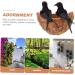 Toddmomy Rattan Swallow Nest Bird Statue - Realistic Outdoor Ornament for Garden Decor | Ideal for Bird Lovers - Buy Online on GoSupps.com