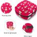 Christmas Deer Menstrual Cup Pouch - Multi-colored Period Bag for Women and Teen Girls - Buy Online on GoSupps.com