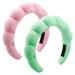 GLADFRESIT Wide Headbands for Women Hair Soft Headband Hairband for Makeup Washing Face Shower Hair Bands Hair Accessories for Sports Fit for Girls Women Ladies