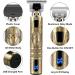 CKCLR Men's Hair Clippers - Professional Waterproof Electric Shaver with LCD Display for Cordless Hair Trimming and Cutting (Bronze) - Buy Online on GoSupps.com