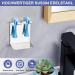 Yybo Stainless Steel Toothbrush Holder - Wall & Stand Options No Drilling Electric Brush Organizer - Buy Online on GoSupps.com