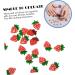 minkissy 60 Pcs Nail Art Accessories Nail Decorations Gemstones for Nails Strawberry Charms Jewelery for Girl Decoraciones Para U as Acr licas Nail Crystals Fruit Phone Case 3d Resin - Buy Online on GoSupps.com
