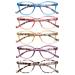 COJWIS 5 Pack Reading glasses Blue light filter for women Men Men's Men's Spring Sharnian Glasses Anti-tiredness glare-free UV reading aid (5 Pack Color-2 3.00 Multiplier_X) 5 Pack Color-2 3.0 X x