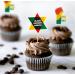 24Pcs Black History Month Cupcake Toppers Black History Month Cupcake Picks for African American - Buy Online on GoSupps.com