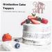 Warmhm 20 Pcs 2021 Graduation Cake Arrangement Cover Rose Goldx2pcs 13x13.5cmx2pcs - Buy Online on GoSupps.com