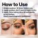 2-in-1 Eyelash Glue Pen & Liquid Eyeliner - Self-adhesive, No Glue or Magnetic, Diamond Bling Glitter, Twin-Black Brown - Buy Online on GoSupps.com