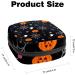 Halloween Pattern Menstrual Cup Pouch and Pad Bag - Color 5 | Portable Sanitary Napkin Storage - Buy Online on GoSupps.com