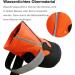 LEEKO Dog Shoes - Waterproof Anti-Slip Dog Boots for Small Dogs | 4-Set Paw Protection with Reflective Straps & Velcro | Ideal for Snow & Rain - Orange - Buy Online on GoSupps.com