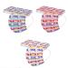 BEUU 30PCS 2021 Happy New Year Face_Mack Kid Disposable 3 Layer Face Covering Breathable Comfortable Skin Friendly Cotton Facial Bandanas With Elastic Earring Gift for Children Boys and Girls