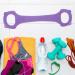 Buy POPETPOP Figure 8 Resistance Band | Elastic Exercise Band for Arms Back & Shoulders | Perfect for Yoga & Pilates Stretching - Buy Online on GoSupps.com