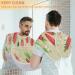 Watercolor Strawberry Beard Bib Apron | Non-Stick Waterproof Hair Catcher for Men | Ideal Grooming Cloth & Gift - Buy Online on GoSupps.com