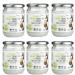 Kulau Kulau Organic Coconut Oil for Skin & Hair Coconut Grease for Cooking & Roasting Native & Cold Pressed Coconut Oil (6 x 450ml)