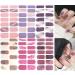 NAILDOKI Nail Stickers Full Wraps Nail Polish Strips  Self-Adhesive Gel Nail Art Decals for Women Girls 6-01