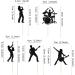 Ercadio 25 Pack Rock Band Cupcake Toppers Black Glitter Band Cupcake Picks Rock Pop Music Theme Cupcake Picks Music Concert Theme Birthday Party Cake Decorations Supplies Pattern-4 - Buy Online on GoSupps.com