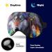 Indian Wolf Sleep Eye Mask for Women and Men - Elastic Strap for Sleep, Travel, and Nap - Buy Online on GoSupps.com