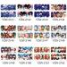 Self-Adhesive DIY Christmas Snowflakes Nail Art Stickers Xmas Sticker Fingernail Decals Nail Accessories(YZW-2134) - Buy Online on GoSupps.com