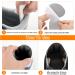 2 Pairs Back of Heel Cushion Pads - Reusable Heel Guards for Men & Women | Anti-Blister Inserts for Loose Shoes (Black - Buy Online on GoSupps.com