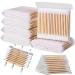 600 Pcs Cotton Buds Ear Buds Cotton Cotton Swabs Ear Cotton Buds Bamboo Cotton Buds Multipurpose Cotton Swabs Biodegradable Ear Cotton Buds for Ear Cleaning Makeup Cleaning