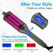 Ceramic Hair Crimper Iron for Instant Beach Waves & Deep Barrel Curls - 3 Barrel Curling Iron 0.59 inch - Valentines Day Gift for Women - Buy Online on GoSupps.com