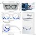 Shop Hion Anti-Motion Sickness Smart Glasses - Ultra-Light Portable Nausea Relief for Travel Sports & Gaming | Black - Buy Online on GoSupps.com