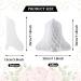 5 Pcs White Bridal Honeycomb Bells for Wedding & Party Decor - Decorating Supplies for Weddings, Parties, Baby Showers - Buy Online on GoSupps.com