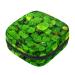 Clover Lucky Green Floral Sanitary Napkins Storage Pocket Menstruation Pad BAG Portable menstrual cup pocket with zipper for teenagers girls women women