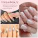 Allstarry Chrome Nail Powder Set - 4Pcs White Pearl Holographic Glitter for DIY Manicure - Iridescent Metallic Mirror Effect - Perfect Gifts for Women - Buy Online on GoSupps.com