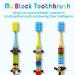 Dr.RAY Kids Toothbrush with Building Blocks and Covers - Extra Soft - Ages 6+ - Yellow - Buy Online on GoSupps.com