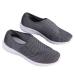 HULKI Orthopedic Walking Shoes Men Women Diabetic Walking Shoes Breathable Mesh Slip On Walking Sneakers Wide Width Shoes for Edema Plantar Fasciitis Bunions Arthritis Swollen Feet 9.5 B