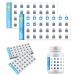 PILL IT DaYly Scratch Off Stickers Daily Pill Reminder Medication Tracker Pill Bottles Stickers Portable Pill Tracker Pill Organizer Alternative Multi Dose Kids Pet Travel Prenatal Vitamins