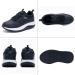 QAUPPE Women's Walking Shoes with Arch Support - Wide Plantar Fasciitis Sneakers for Foot Pain Relief - Size 8 Wide - Black - Buy Online on GoSupps.com