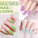 Mobray Glow in the Dark Poly Nail Gel Kit - 6 Colors with Slip Solution Gel - UV/LED Soak Off Gel Set for Nail Art - Ideal for Beginners and Professionals - Buy Online on GoSupps.com