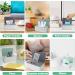 Anruyi 2-Pack Wet Wipes Box - Stylish Plastic Tissue Storage for Kids' Clothing Home & Office - Green & Gray - Buy Online on GoSupps.com
