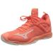 Mizuno Women's Wave Mirage 3 Handball Shoe 40 EU Livingcoral Snow White